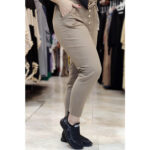 شلوار مام فیت نسکافه ای - مانتو پاتریس رشت