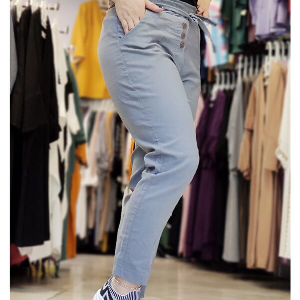 شلور مام فیت کتان مانتو پاتریس رشت