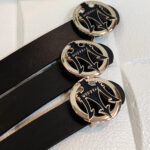 کمربند چرم مشکی