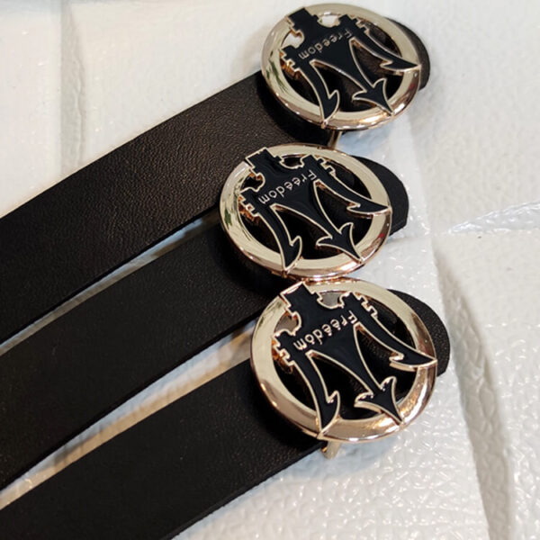 کمربند چرم مشکی