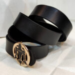 کمربند چرم مشکی