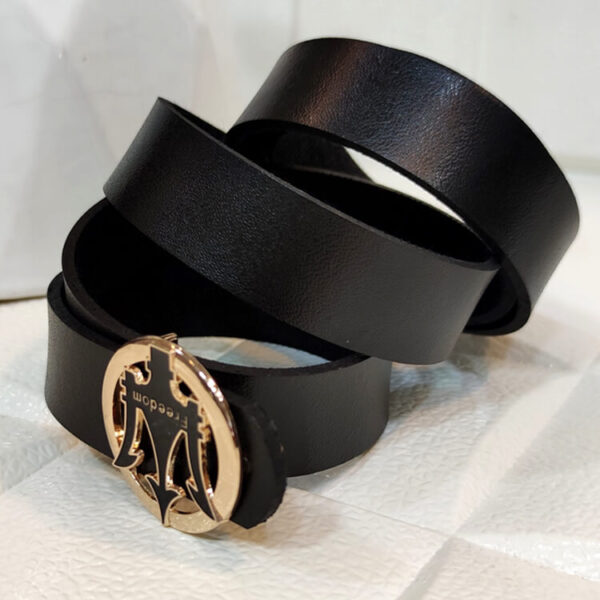 کمربند چرم مشکی