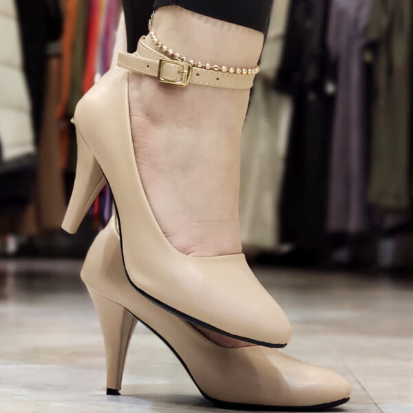 کفش پاشنه ده سانتی چرم