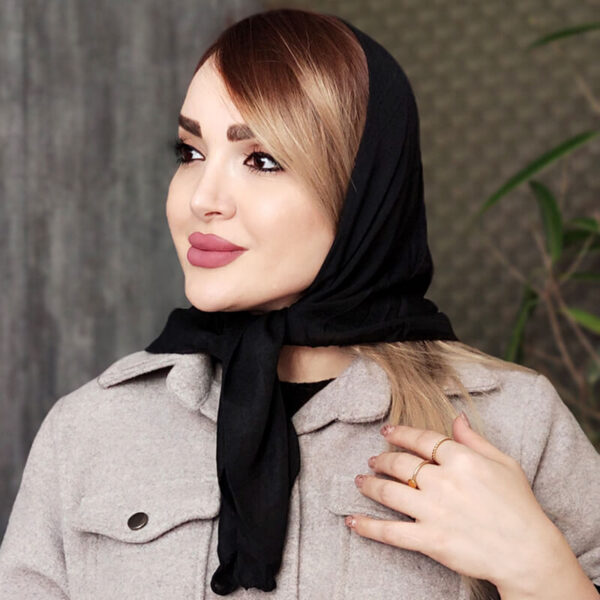 مینی اسکارف رنگی ساده - مانتو پاتریس رشت