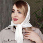 مینی اسکارف رنگی ساده - مانتو پاتریس رشت