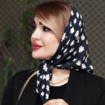 مینی اسکارف طرحدار - مانتو پاتریس رشت
