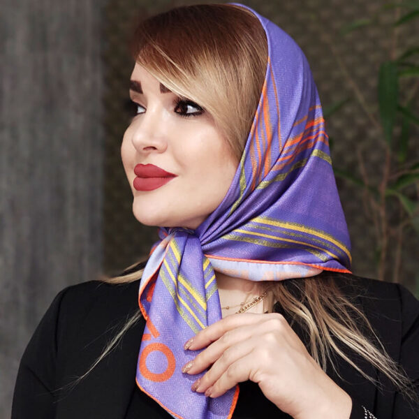 3570096-4 مینی اسکارف طرحدار - مانتو پاتریس رشت