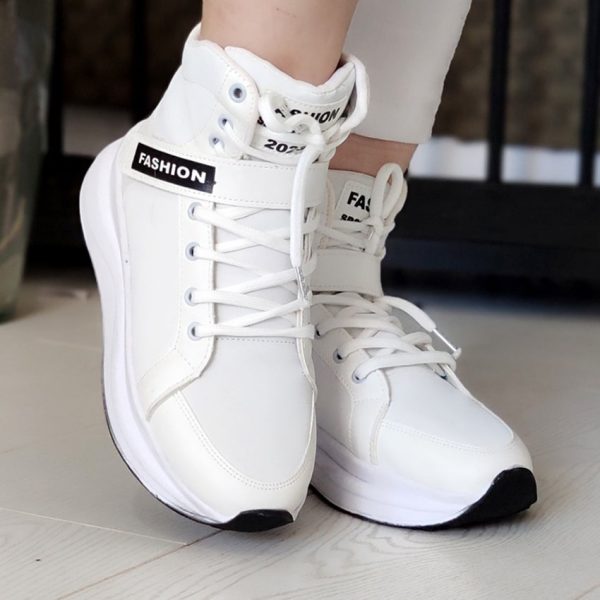 کتونی ساقدار سفید - مانتو پاتریس رشت