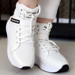 کتونی ساقدار سفید - مانتو پاتریس رشت