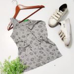 تاپ حلقه ای چاپ گربه - مانتو پاتریس رشت