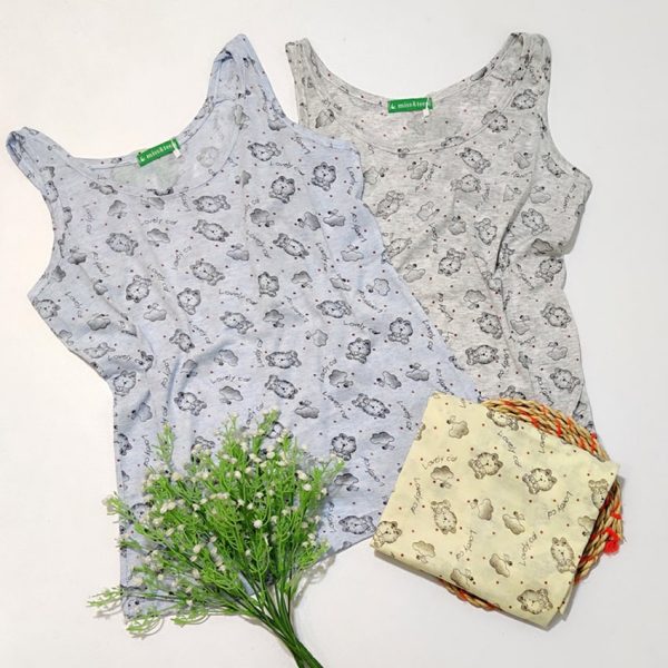 تاپ حلقه ای چاپ گربه - مانتو پاتریس رشت