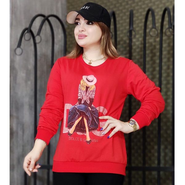 بلوز آستین بلند چاپی - مانتو پاتریس رشت