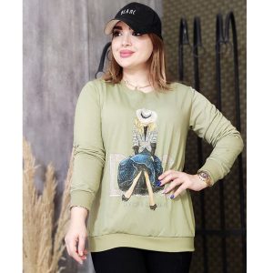 بلوز آستین بلند چاپی - مانتو پاتریس رشت