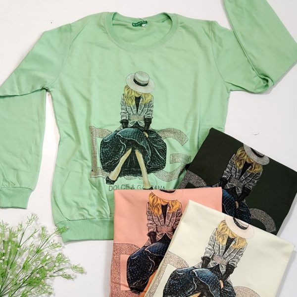 بلوز آستین بلند چاپی - مانتو پاتریس رشت