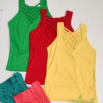 تاپ بند ضربدری نگینی - مانتو پاتریس رشت