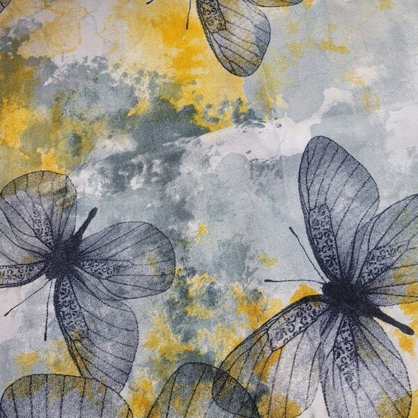 روسری نخی آبرنگی پروانه - مانتو پاتریس رشت