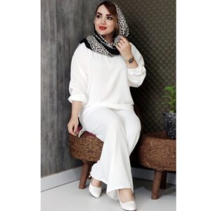 ست تونیک شلوار ابروبادی رنگی