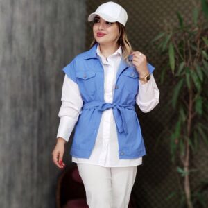 ست وست شومیز دو جیب - مانتو پاتریس رشت