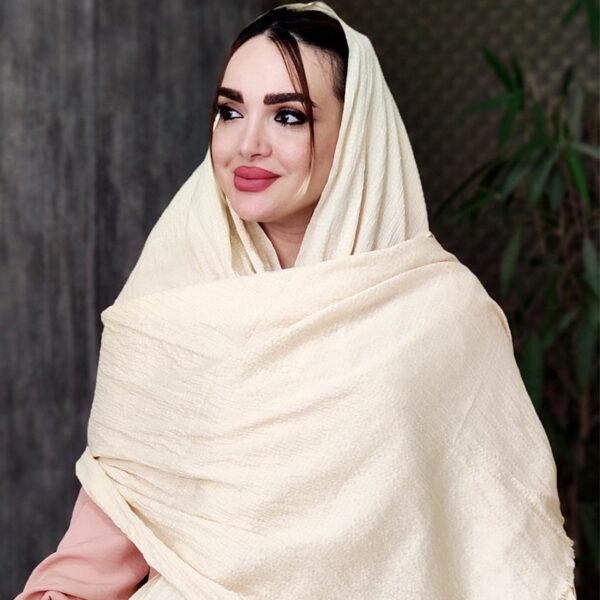 شال پفکی رنگی