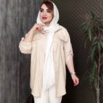 مانتو دو جیب راه راه - مانتو پاتریس رشت