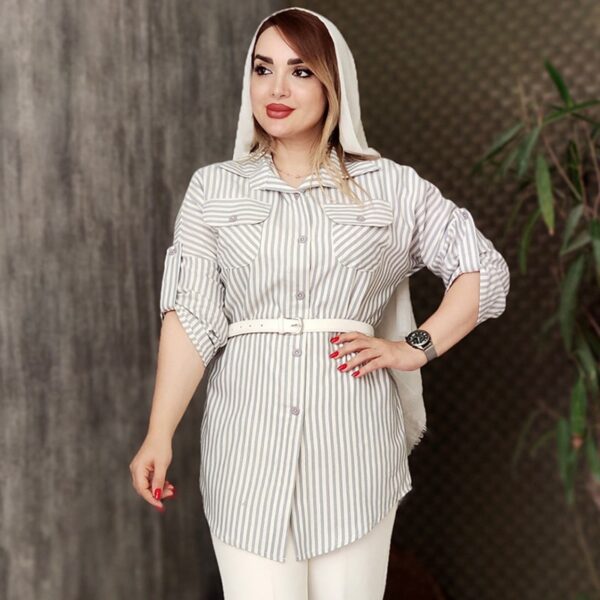 76900332-3-min مانتو دو جیب راه راه - مانتو پاتریس رشت