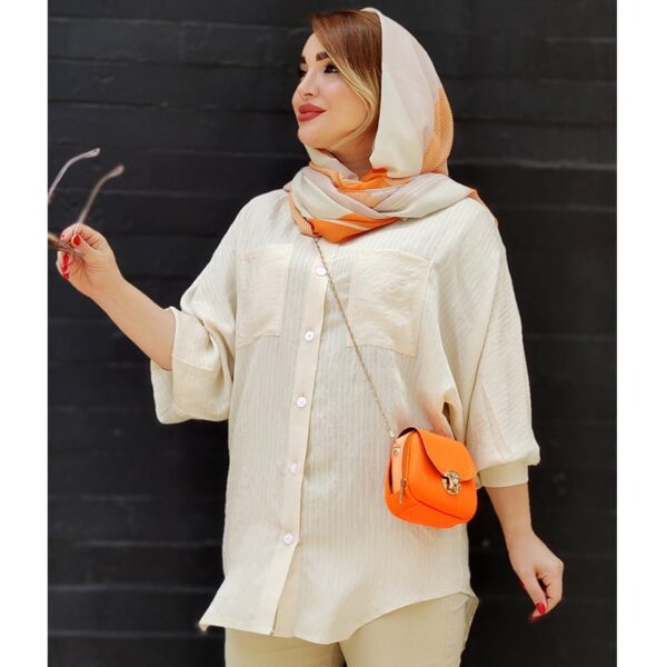 مانتو وال راه راه پیراهنی - مانتو پاتریس رشت