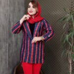 مانتو جین تنسل راه راه - مانتو پاتریس رشت