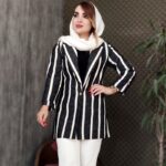 مانتو جین تنسل راه راه - مانتو پاتریس رشت