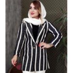 مانتو جین تنسل راه راه - مانتو پاتریس رشت