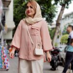 مانتو لنین آستین کش دوزی