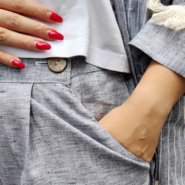 ست پانچ لنین راه راه - مانتو پاتریس رشت