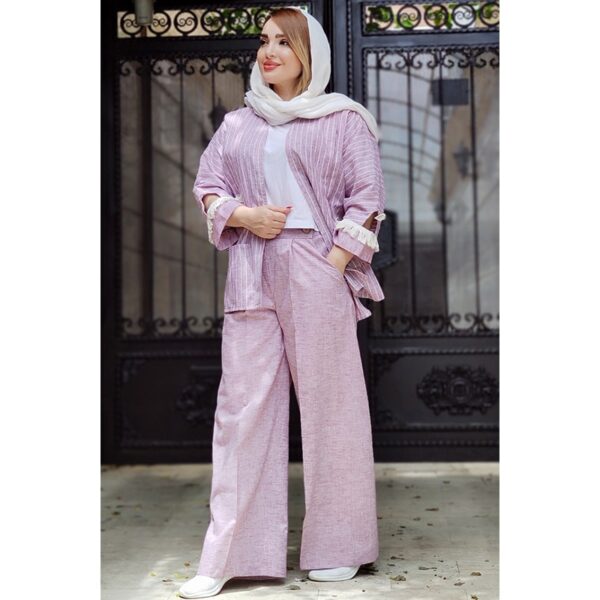 ست پانچ لنین راه راه - مانتو پاتریس رشت