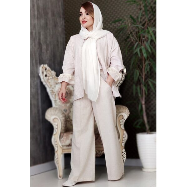 ست پانچ لنین راه راه - مانتو پاتریس رشت