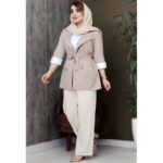 ست کت شلوار لنین - مانتو پاتریس رشت