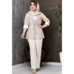 ست کت شلوار لنین - مانتو پاتریس رشت