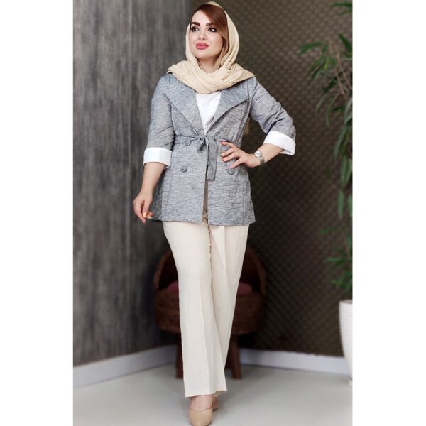 ست کت شلوار لنین - مانتو پاتریس رشت