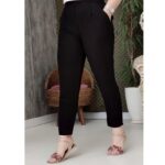 شلوار مام فیت نخی - مانتو پاتریس رشت