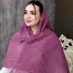 شال پلیسه رنگی - مانتو پاتریس رشت