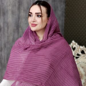 شال پلیسه رنگی - مانتو پاتریس رشت