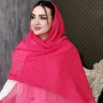 شال پلیسه رنگی - مانتو پاتریس رشت