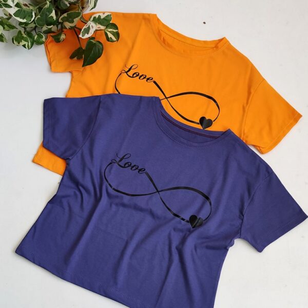 تیشرت کراپ بی نهایت - مانتو پاتریس رشت