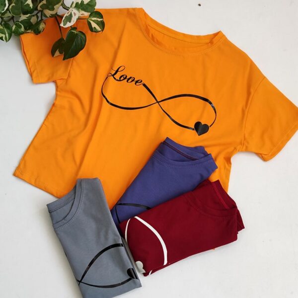 تیشرت کراپ بی نهایت - مانتو پاتریس رشت