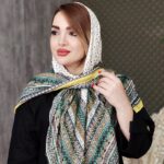 روسری نخ حاشیه سنتی