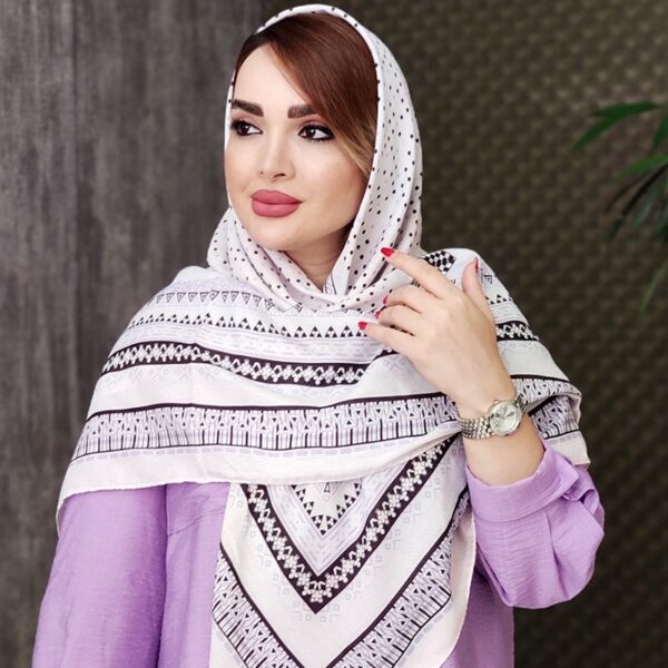 روسری حاشیه سنتی نخی