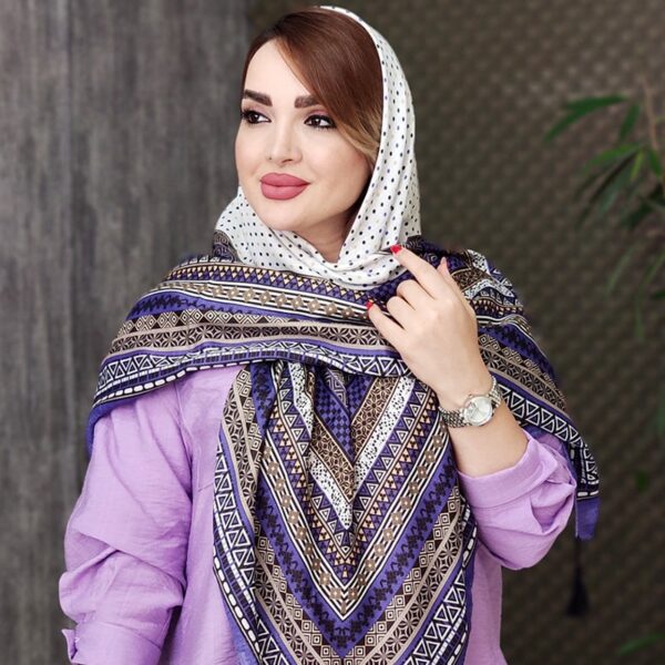 روسری حاشیه سنتی نخی - مانتو پاتریس رشت