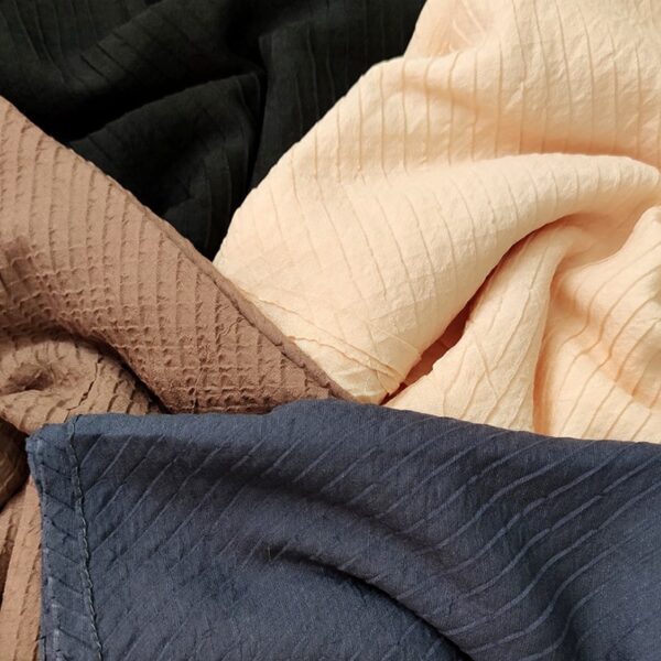 روسری پلیسه رنگی - مانتو پاتریس رشت