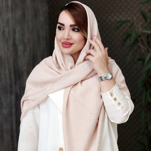 روسری پلیسه رنگی - مانتو پاتریس رشت