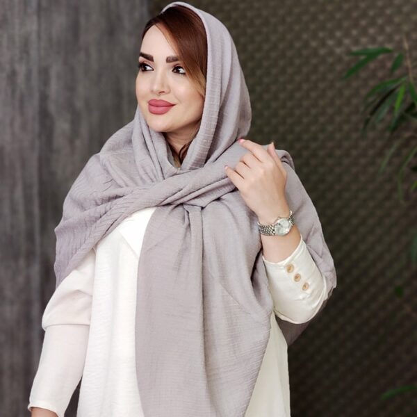 روسری پلیسه رنگی - مانتو پاتریس رشت