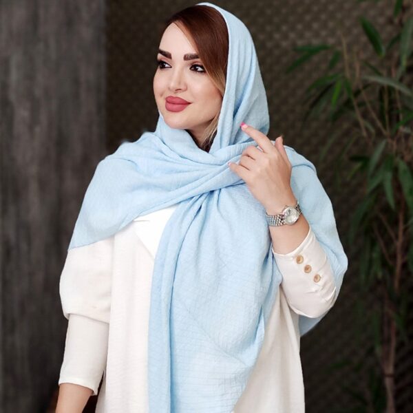 روسری پلیسه رنگی - مانتو پاتریس رشت