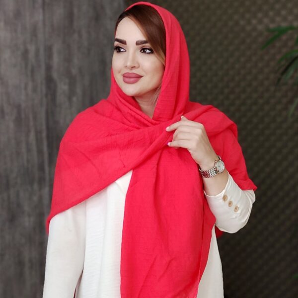 روسری پلیسه رنگی - مانتو پاتریس رشت